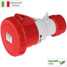 Βιομηχανικό Φις Θηλυκό 32A 4P 400V Κόκκινο IP67 EC69087